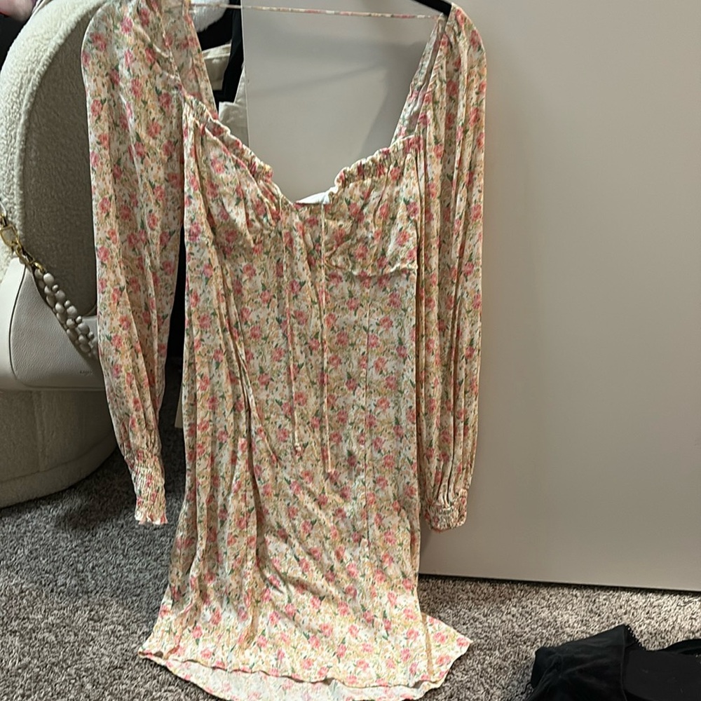 Floral Long Sleeve Dress